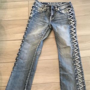 Platinum plus embellished jeans Size 9 Bran New